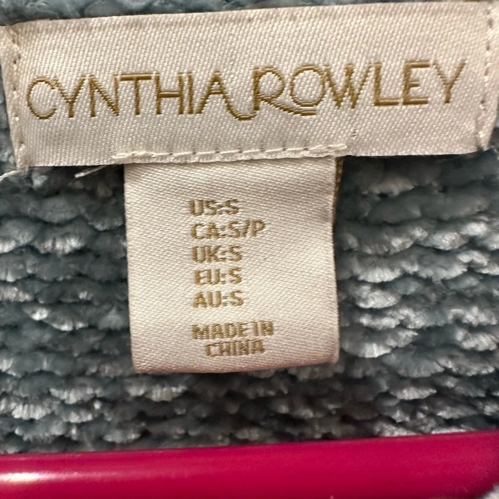 NWOT! Cynthia Rowley Blue Women's Crew Neck Sweater